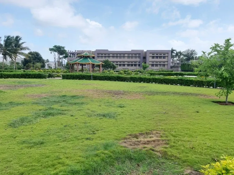 The B.Ed. college building across a wide lawn